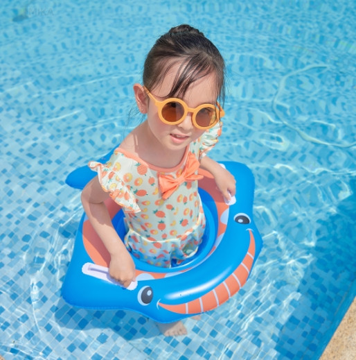 2022新作 浮き輪 可愛い インフレータブル   赤ちゃん用浮き輪 パンダ 水泳用品  スイミングサークル