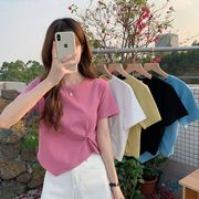 韓国ファッション★レディース向け★♪★♪5色★♪半袖★♪トップス★♪Tシャツ★♪