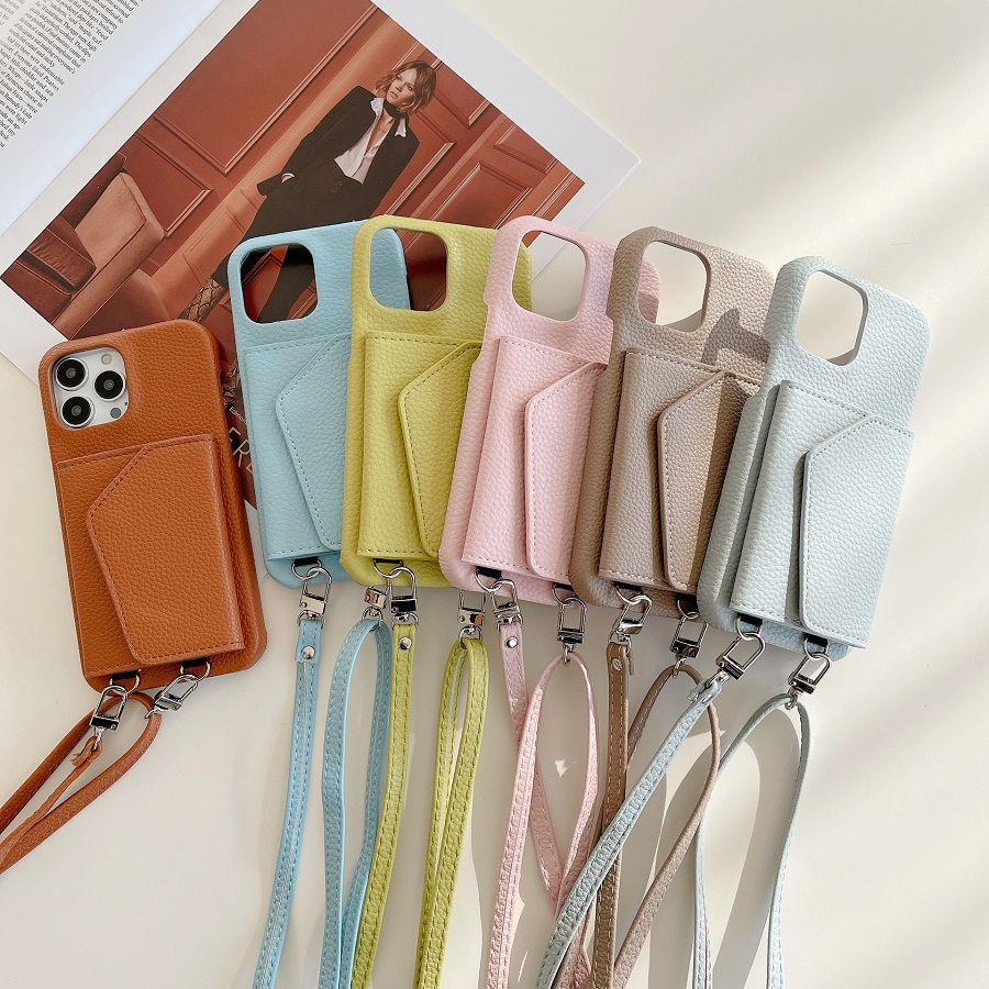 超 新作スマホケース☆高級感 iPhone14ケース ショルダー カード