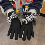 手袋　レディース　韓国ファッション　スマホ対応　秋冬　防寒　ストーン