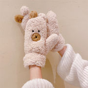 手袋　ミトン　かわいい　クマ　レディース　韓国ファッション　秋冬　厚手