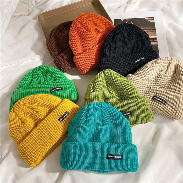 帽子　ニット帽　ニットキャップ　防寒　暖かい　秋冬　ハット　16カラー　かわいい
