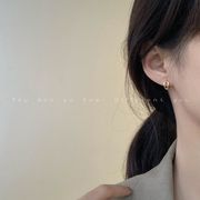 イヤリング   ピアス   s925銀の針   新作  韓国風  復古   ハイクラス  設計感   気質  2色