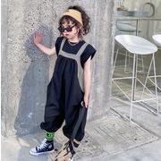 夏新作　２点セット　シャツ+パンツ 　セットアップ　子供服　キッズ 　　韓国ファッション　カジュアル