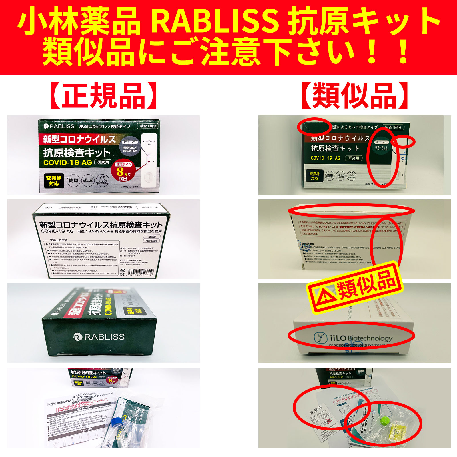 良質 【28個セット】RABLISS 抗原検査キット 8分検出 新型コロナウイルス 変異株対応 唾液検査 研究用 救急用品 - otom.vn