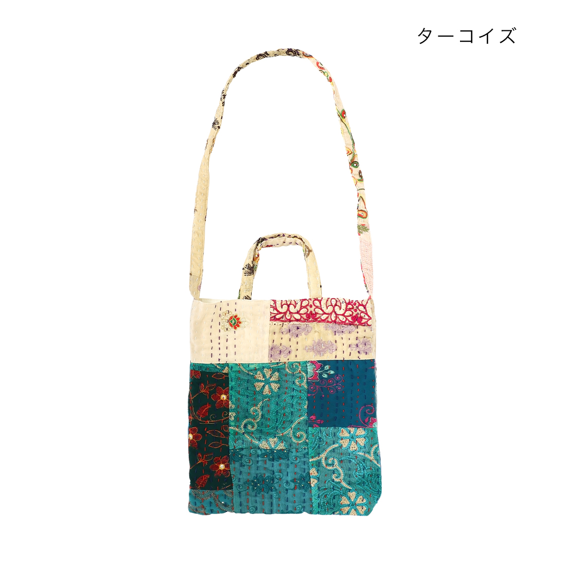 特価｜ラリーカンバディア ショルダーバッグ[トートバッグ インド刺繍