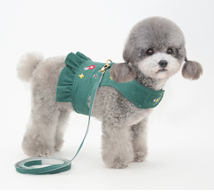 mineka&Pet ペット服　犬服　ねこ服 犬の服　ハーネス+リード　1.5kg～8kg