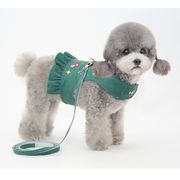 mineka&Pet ペット服　犬服　ねこ服 犬の服　ハーネス+リード　1.5kg～8kg