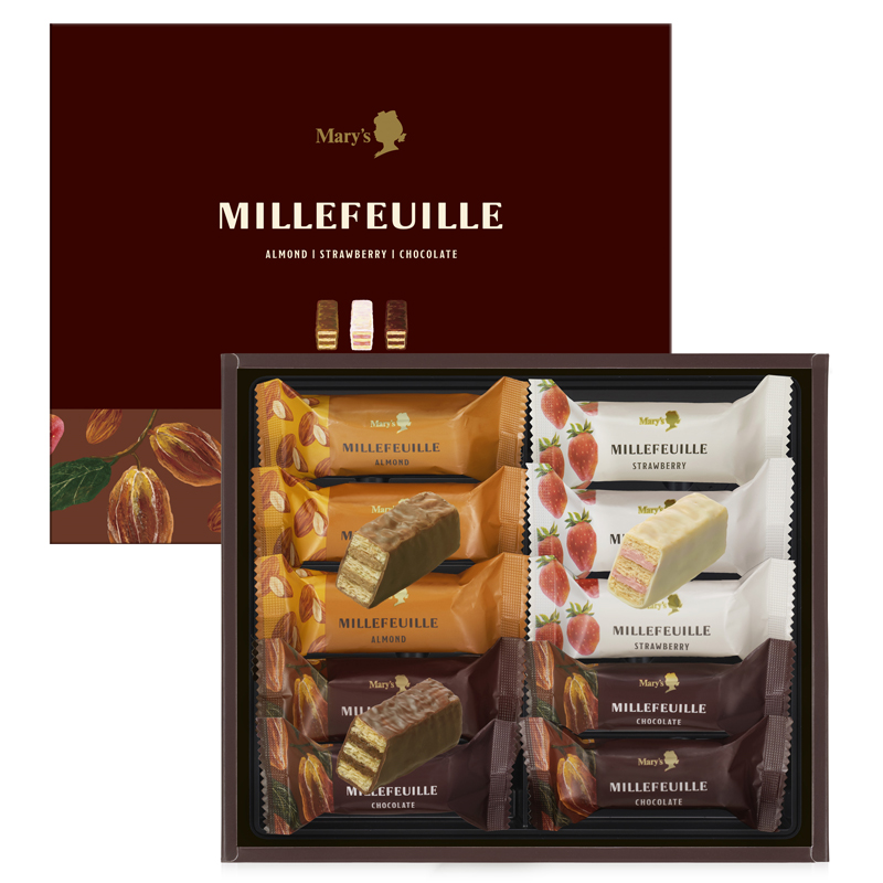 （リニューアル）※季節限定 10月～12月　メリーチョコレート ミルフィーユ MF-2