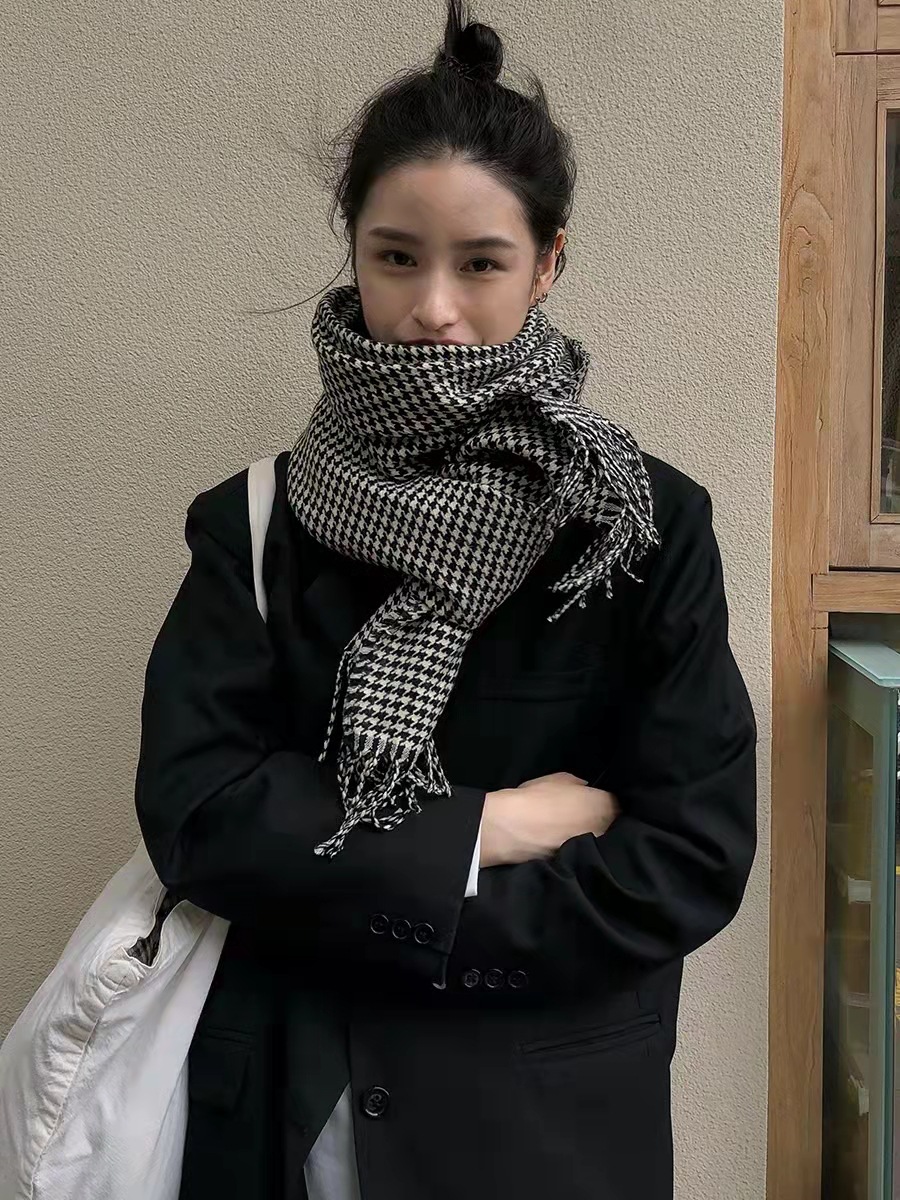2022秋冬新作  女子用  マフラー   スカーフ    韓国ファッション保温   カップルマフラー  200CM