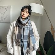 2022秋冬新作     女子用   スカーフ   韓国ファッション   保温  マフラー  2色  190cm