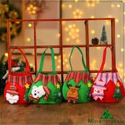 Christmas限定 クリスマス用品 クリスマスバッグ ラッピングバッグ ギフトバッグ トナカイ サンタ 雪だるま