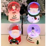 クリスマス水晶球 幸せなクリスマス 少女の心　クリスマスプレゼント 発光ガラス玉