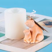 激安 キャンドル 素材レート 石膏粘土 モールド 手作り石鹸 ゴム型 UVレジン アロマ 装飾 猫