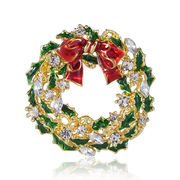 ブローチ、クリスマスツリーブローチ、クリスマスツリーの飾り、クリスマスアクセサリー