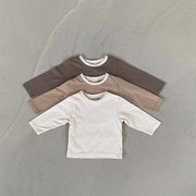 【秋冬新発売】韓国子供服 子供服 女の子 男の子 Tシャツ アンダーウェア インナー トップス 上着