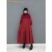 初回送料無料ヨーロッパの秋の新作ファッションワンピースセーターハイネック個性ワンピース