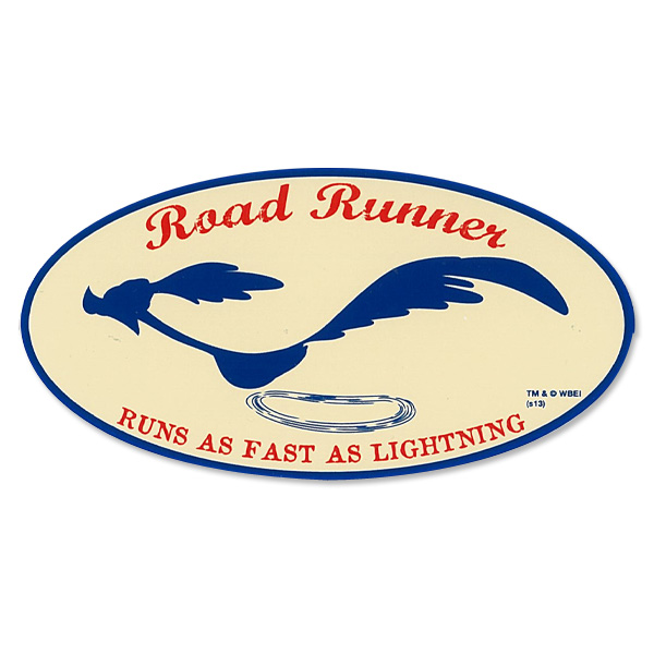 ロードランナー デカール Running Oval ステッカー ROADRUNNER
