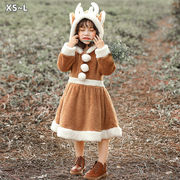 クリスマス コスプレ 子供 女の子 ワンピース キッズ クリスマス 衣装 子供 鹿 衣装 パーティー