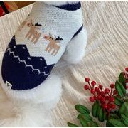 秋冬 人気 犬服 ペット 服クリスマス 小型犬服ニット セーター  ペット用品  犬猫兼用　ネコ雑貨3色