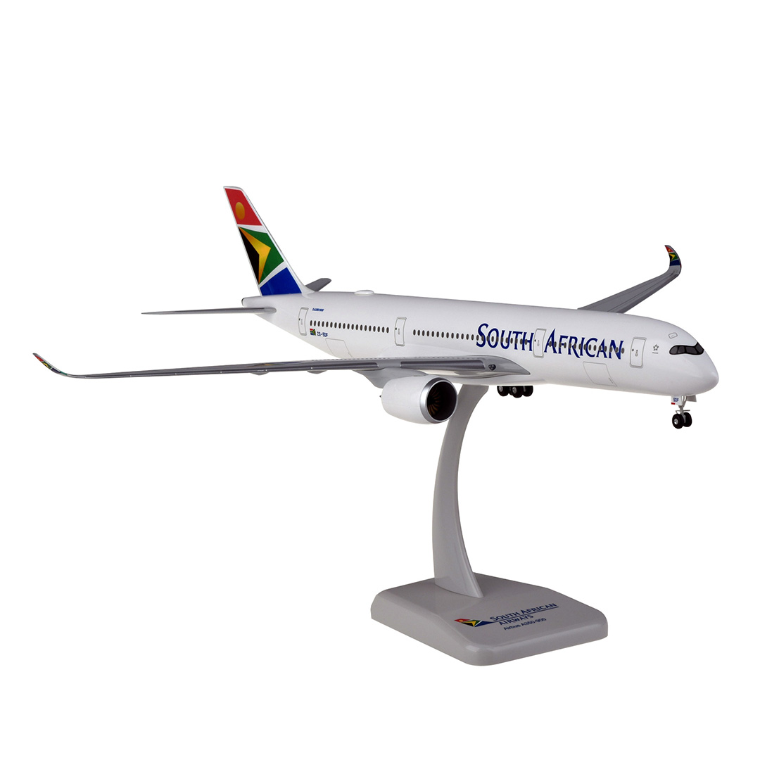 HoganWings/ホーガンウイングス A350-900 南アフリカ航空 WIFIアンテナ ランディングギア・スタンド付