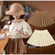 2022秋冬新作   ハーフスカート ベビー服  ピュアカラー   かわいい 韓国子供服   スカート 2色 80-140