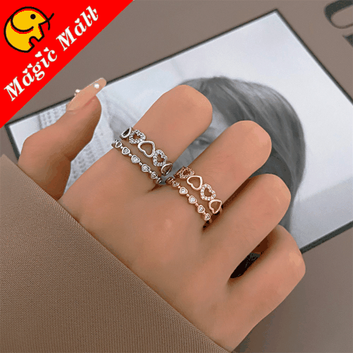 ◆6000円以上購入送料無料◆ハンドメイド 指輪 ハート ブレスレット  アクセサリー