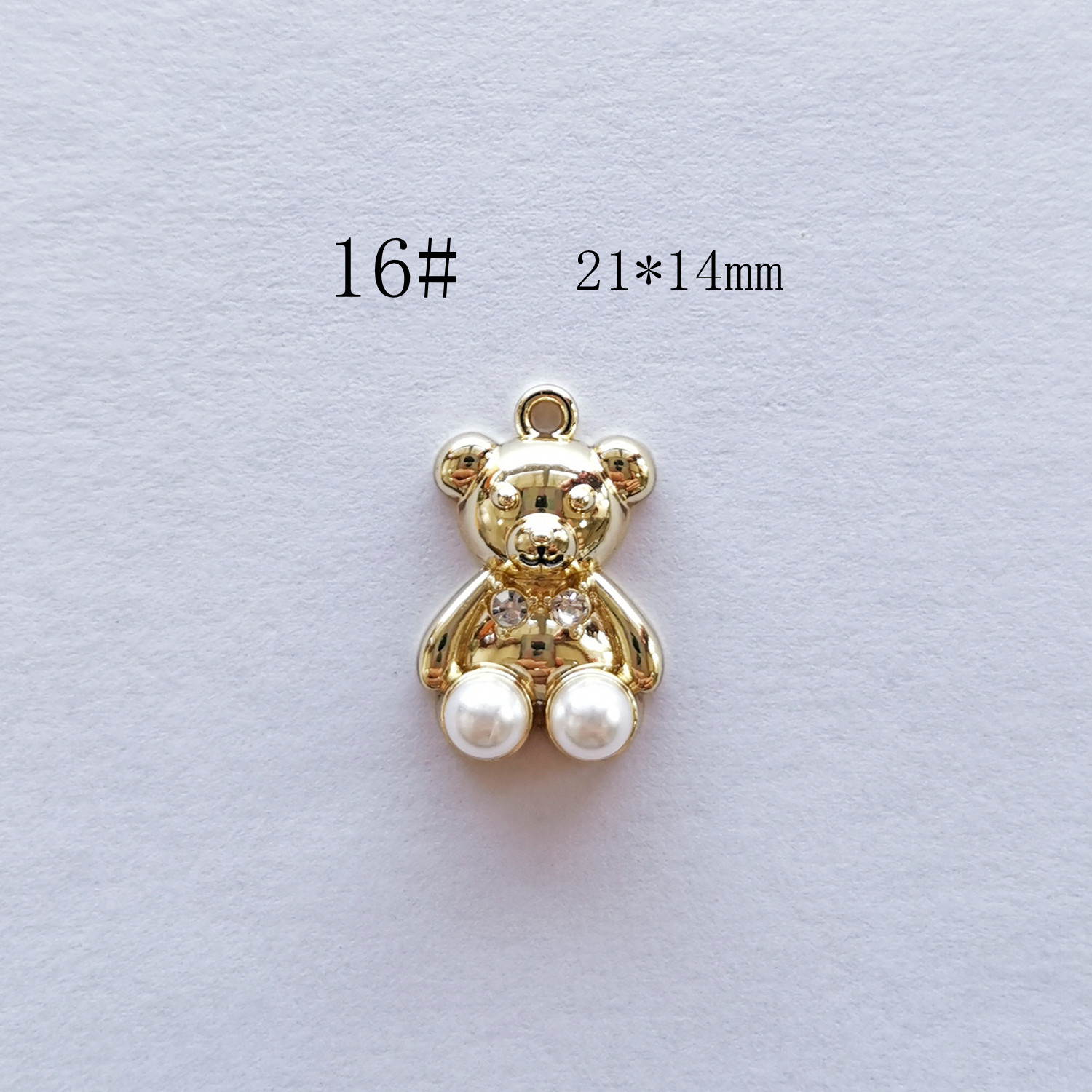 熊チャーム クマ ハンドメイド デコパーツ アクセサリーパーツ