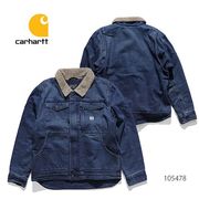 カーハート【carhartt】Relaxed Fit Denim Sherpa-Lined Jacket メンズ デニム ボア アウター ジャケット