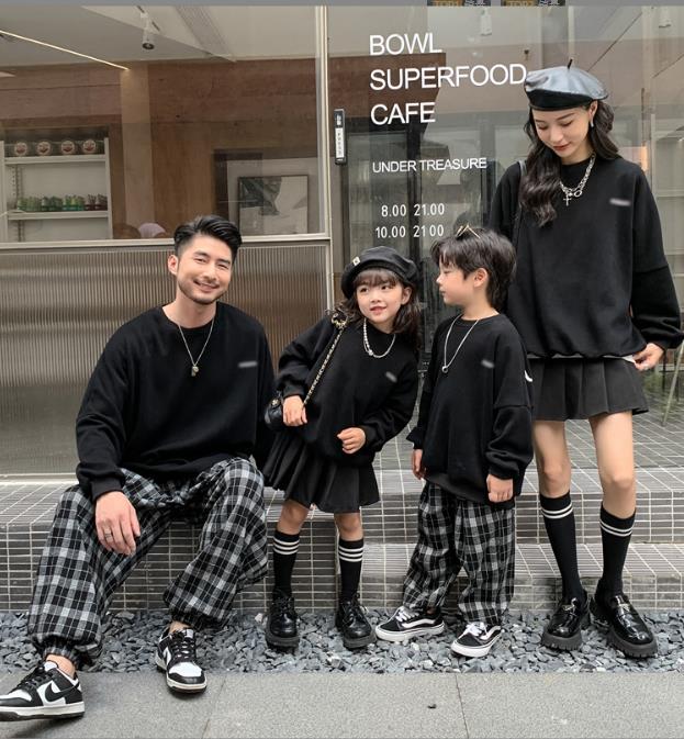 韓国風子供服 子供服トップス パーカー 長袖  Tシャツ　親子服 ベビー服男女兼用 キッズ ファッション