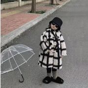 韓国子供服 コート   かわいい 子供服 裹起毛 トップス カーディガン 長袖  キッズ ベビー服もふもふ
