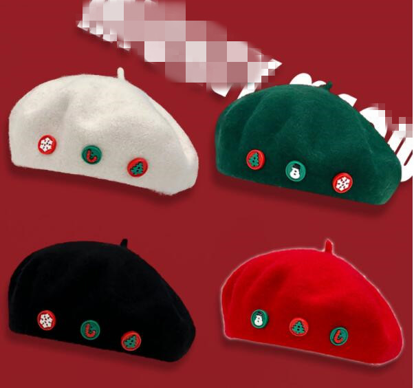 クリスマス ファッション 飾り 帽子 レディース かわいい ベレー帽 おしゃれな