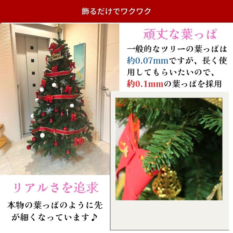 クリスマスツリー リアル枝 ドイツトウヒツリー ヌードツリー 180cm - 2