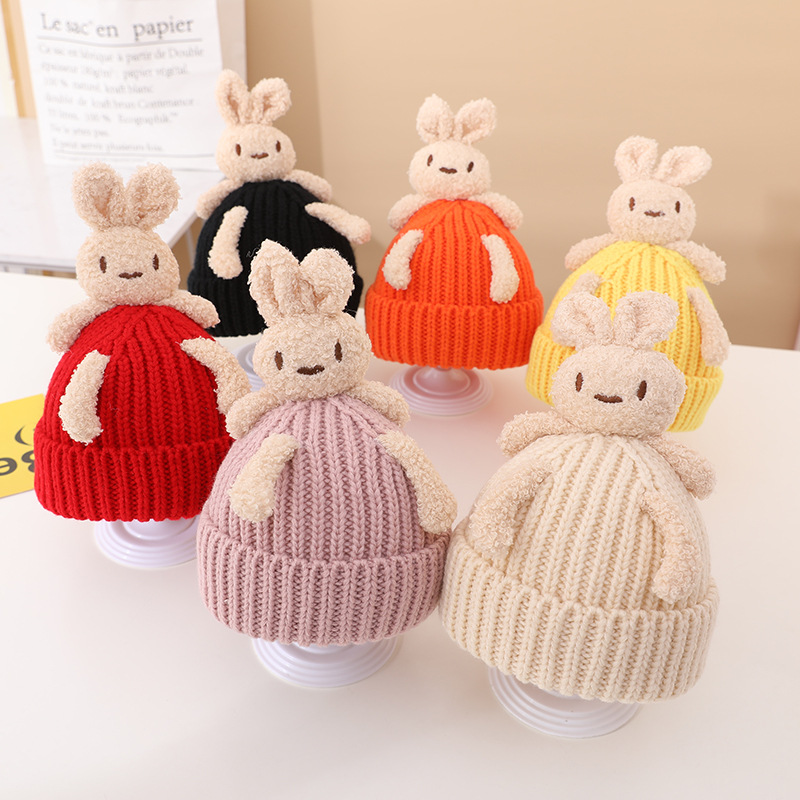 防寒・ベビー☆子供用毛糸の帽子・多色・ハット・ショルダーバッグ・日系帽・ファッション