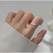 2023 春秋人気 開口指輪 指輪 リングセット リング本 レディース 気質 金属 韓国ファッション 2色