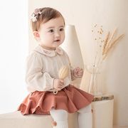 秋新作 子供服　シャツ トップス スカート ベビー服 かわいい シンプル カジュアル