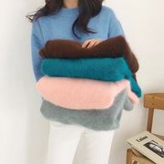 【2022冬服】韓国風レディース服　  優しい　きれいめ　セーター　ニット　