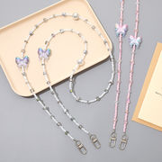 ストラップロングチェーン スマホショルダー DIY 斜め掛け 肩掛け★ ショルダーストラップ