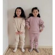 2023新品　韓国風子供服 可愛い　男女兼用　セットアップ　３色★73-110cm　