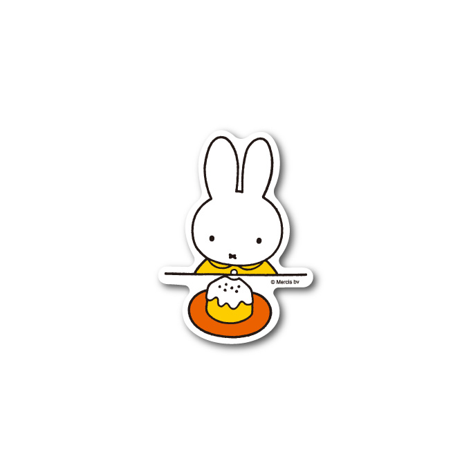 miffy ダイカットビニールミニステッカー ケーキ キャラクターステッカー 絵本 MIF025