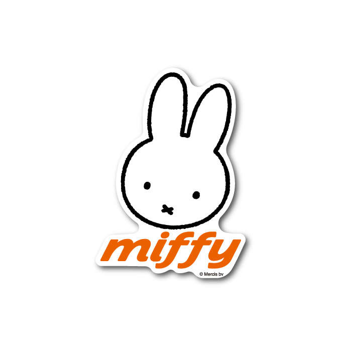 miffy ダイカットビニールステッカー ミッフィー フェイス キャラクターステッカー 絵本 MIF058 株式会社 ゼネラルステッカー  問屋・仕入れ・卸・卸売の専門【仕入れならNETSEA】