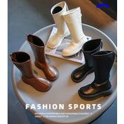 子供靴　ガールズ　韓国風　シューズ　靴　ロングブーツ　ブーツ　3色展開　26#-36#