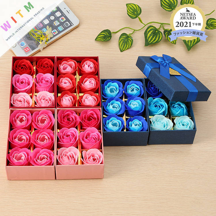 母の日 ソープフラワー 6点セット 枯れないお花 シャボンフラワー 石鹸素材 ギフト 誕生日 記念日