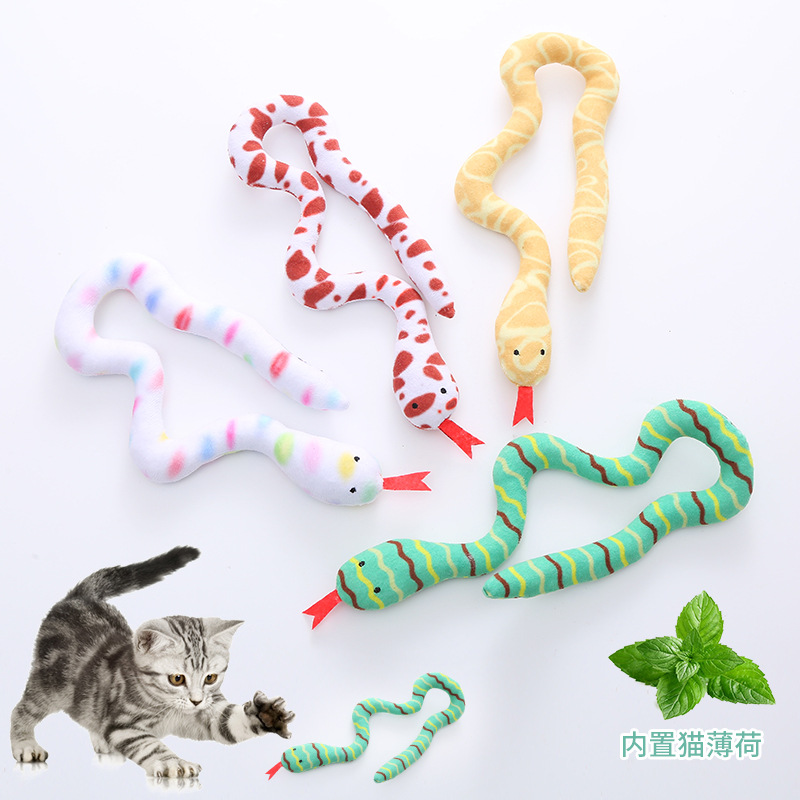 ペット用品 おもちゃ 玩具 歯磨き へび 蛇 ぬいぐるみ 猫