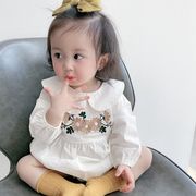 【人気新品】韓国風子供服 ベビー服 トップス 女の子 連体服 キッズ服 66-90CM