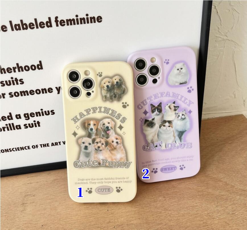 超新作 韓国風 iPhoneケース 高級感　猫用アップル14/13 proマックスケース　保護カバー　携帯ケース　
