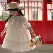 INS  2023夏人気  韓国風子供服   かわいい  ワンピース  子供服  半袖  女の子   ベビー服