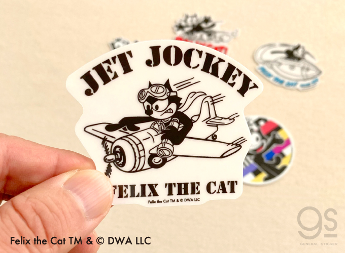 FELIX 透明ステッカー JET JOCKEY クラシックイラスト ユニバーサル フィリックス・ザ・キャット FLX-025 株式会社 ゼネラル ステッカー 問屋・仕入れ・卸・卸売の専門【仕入れならNETSEA】