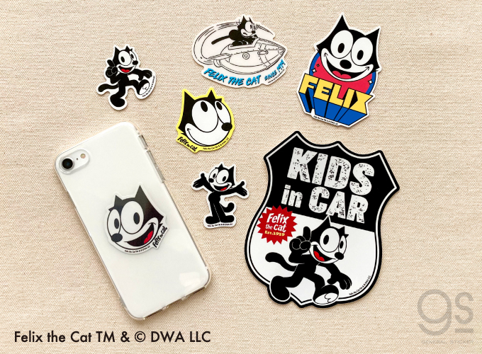 FELIX 透明ステッカー JET JOCKEY クラシックイラスト ユニバーサル