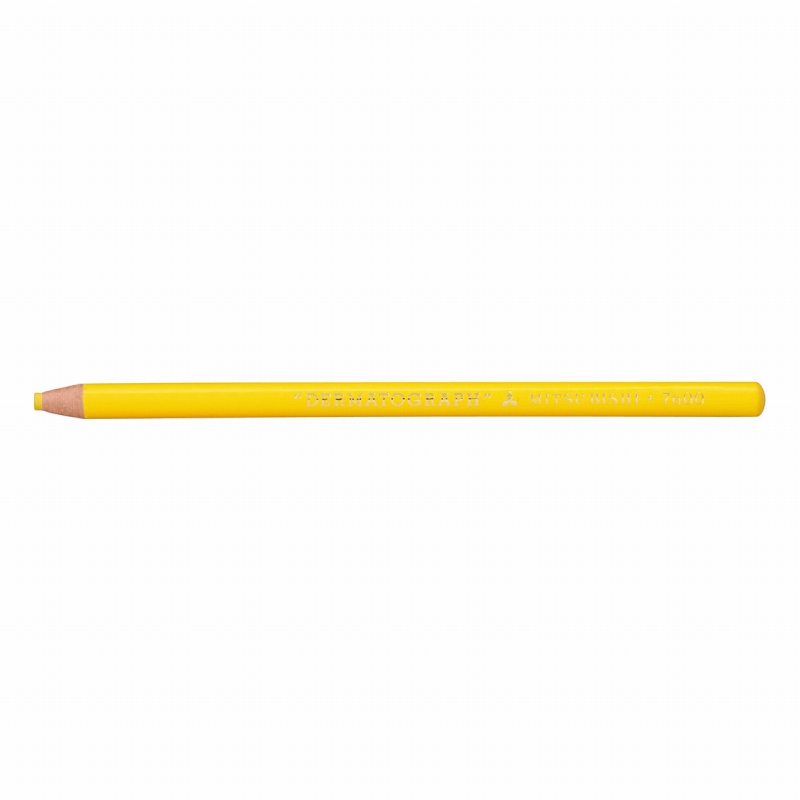 三菱鉛筆 油性ダーマトグラフ 黄色 K7600.2